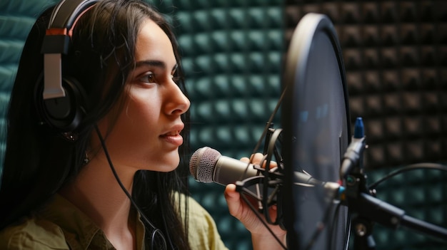 Voice coach providing personalized guidance during individual singing instruction session